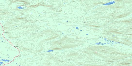 Crystal Lake Topo Map 115P01 at 1:50,000 scale - National Topographic System of Canada (NTS) - Toporama map