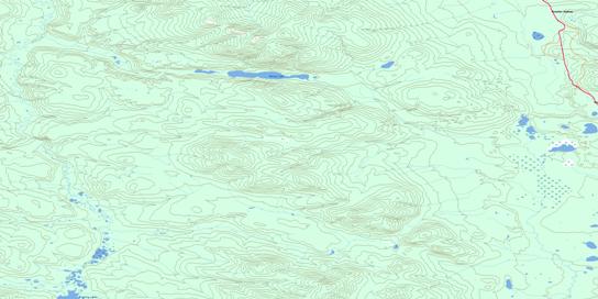 Willow Lake Topo Map 115P02 at 1:50,000 scale - National Topographic System of Canada (NTS) - Toporama map
