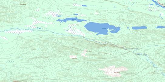 Reid Lakes Topo Map 115P06 at 1:50,000 scale - National Topographic System of Canada (NTS) - Toporama map