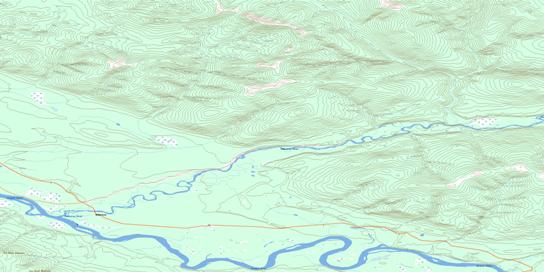 Mcquesten Topographic map 115P11 at 1:50,000 Scale