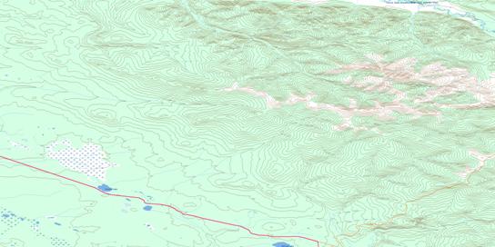 Gravel Lake Topo Map 115P13 at 1:50,000 scale - National Topographic System of Canada (NTS) - Toporama map