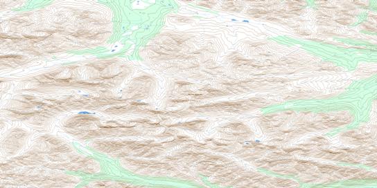 One Eighty Lake Topographic map 116A06 at 1:50,000 Scale