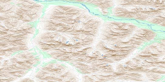 No Title Topographic map 116A09 at 1:50,000 Scale