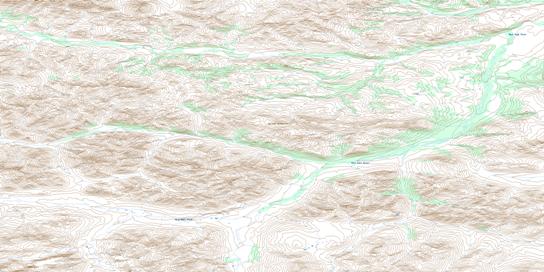 Lomond Creek Topographic map 116A12 at 1:50,000 Scale