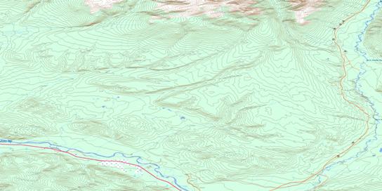 Rabbit Creek Topographic map 116B02 at 1:50,000 Scale
