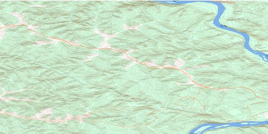 Swede Creek Topographic map 116B04 at 1:50,000 Scale