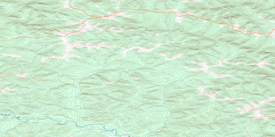 California Creek Topographic map 116C01 at 1:50,000 Scale