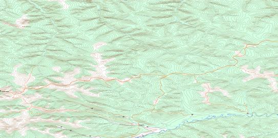 Sixtymile Topo Map 116C02 at 1:50,000 scale - National Topographic System of Canada (NTS) - Toporama map