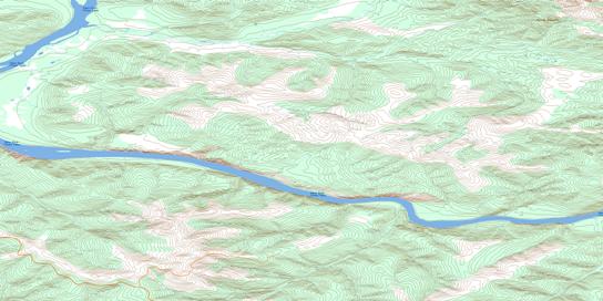 Cassiar Creek Topo Map 116C08 at 1:50,000 scale - National Topographic System of Canada (NTS) - Toporama map