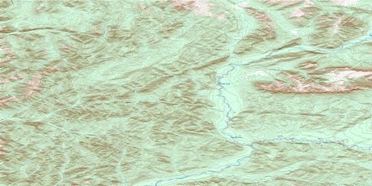 Sheep Mountain Topo Map 116F02 at 1:50,000 scale - National Topographic System of Canada (NTS) - Toporama map