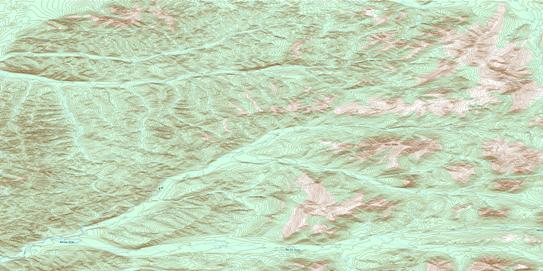 Mount Dines Topographic map 116F10 at 1:50,000 Scale
