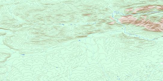Mount Skookum Jim Topo Map 116G03 at 1:50,000 scale - National Topographic System of Canada (NTS) - Toporama map