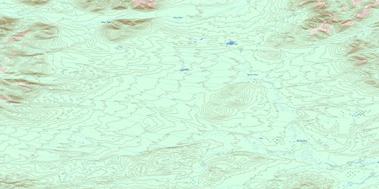Mount Gale Topo Map 116G05 at 1:50,000 scale - National Topographic System of Canada (NTS) - Toporama map