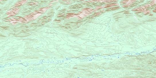 Mount Chief Isaac Topo Map 116G06 at 1:50,000 scale - National Topographic System of Canada (NTS) - Toporama map
