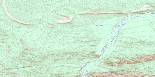 Churchward Hill Topographic map 116G09 at 1:50,000 Scale