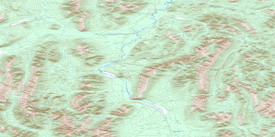 Mount Whitney Topo Map 116G12 at 1:50,000 scale - National Topographic System of Canada (NTS) - Toporama map