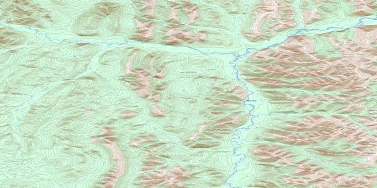Mount Tagish Charlie Topo Map 116G13 at 1:50,000 scale - National Topographic System of Canada (NTS) - Toporama map