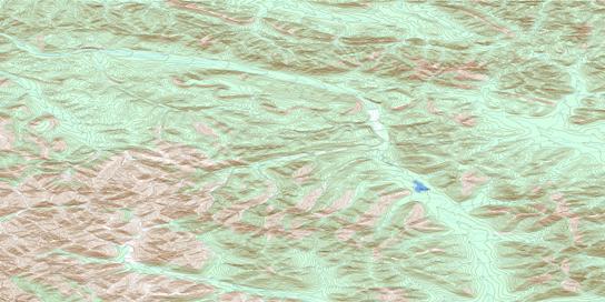 Pat Lake Topographic map 116H02 at 1:50,000 Scale