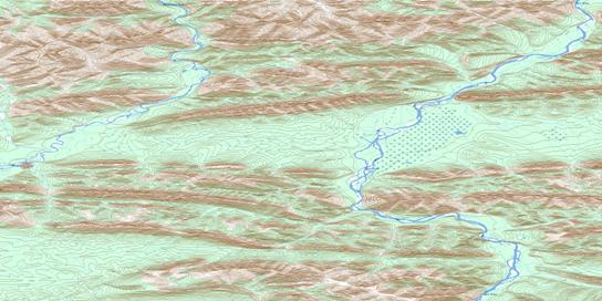 Mount Bunoz Topographic map 116H06 at 1:50,000 Scale