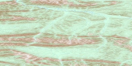 Mount Fyfe Topo Map 116H07 at 1:50,000 scale - National Topographic System of Canada (NTS) - Toporama map