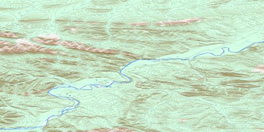 Esau Hill Topographic map 116H10 at 1:50,000 Scale