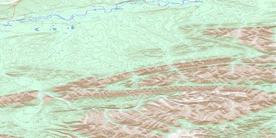 Mount Cronkhite Topographic map 116H12 at 1:50,000 Scale