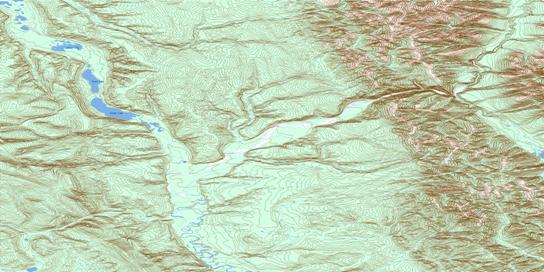 Mount Richards Topo Map 116I01 at 1:50,000 scale - National Topographic System of Canada (NTS) - Toporama map