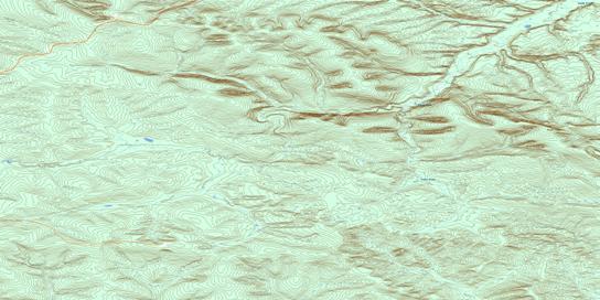 Mount Higgins Topo Map 116I02 at 1:50,000 scale - National Topographic System of Canada (NTS) - Toporama map