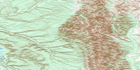 Mount Raymond Topo Map 116I08 at 1:50,000 scale - National Topographic System of Canada (NTS) - Toporama map