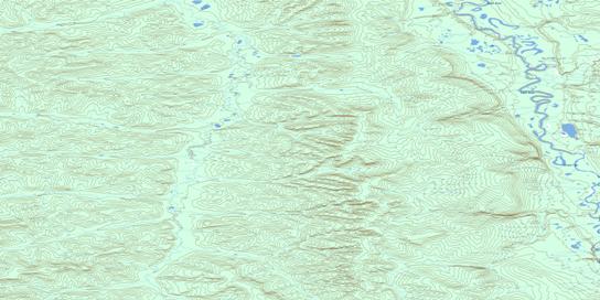 No Title Topo Map 116I11 at 1:50,000 scale - National Topographic System of Canada (NTS) - Toporama map