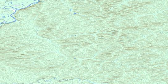 Ellen Creek Topographic map 116I12 at 1:50,000 Scale