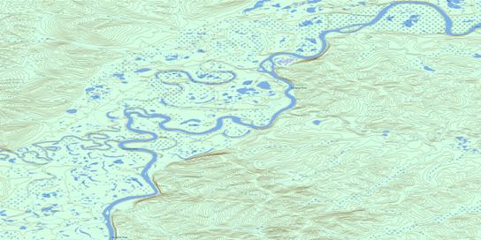 Anik Island Topographic map 116I13 at 1:50,000 Scale