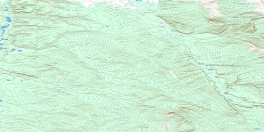 Polley Hill Topo Map 116I15 at 1:50,000 scale - National Topographic System of Canada (NTS) - Toporama map