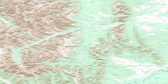 Mount Dewdney Topo Map 116J03 at 1:50,000 scale - National Topographic System of Canada (NTS) - Toporama map