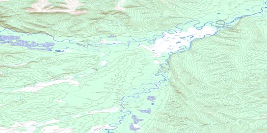 Mason Lake Topo Map 116J07 at 1:50,000 scale - National Topographic System of Canada (NTS) - Toporama map