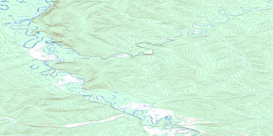 Whitestone Village Topo Map 116J08 at 1:50,000 scale - National Topographic System of Canada (NTS) - Toporama map