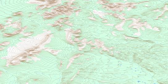 No Title Topo Map 116J13 at 1:50,000 scale - National Topographic System of Canada (NTS) - Toporama map
