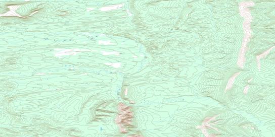 Heart Mountain Topo Map 116J14 at 1:50,000 scale - National Topographic System of Canada (NTS) - Toporama map