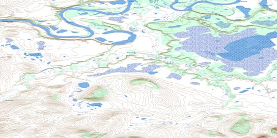 Twin Lake Topo Map 116N08 at 1:50,000 scale - National Topographic System of Canada (NTS) - Toporama map