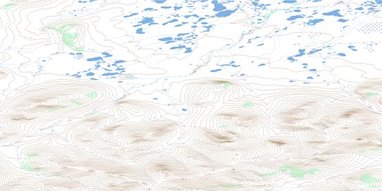 Surprise Creek Topo Map 116N15 at 1:50,000 scale - National Topographic System of Canada (NTS) - Toporama map