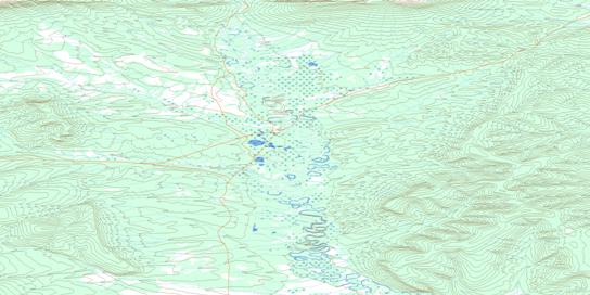 Voreekwa Lakes Topo Map 116O01 at 1:50,000 scale - National Topographic System of Canada (NTS) - Toporama map