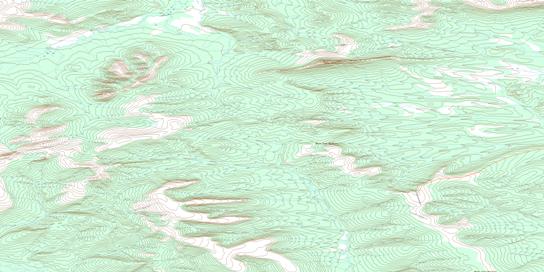 Sharp Mountain Topographic map 116O02 at 1:50,000 Scale
