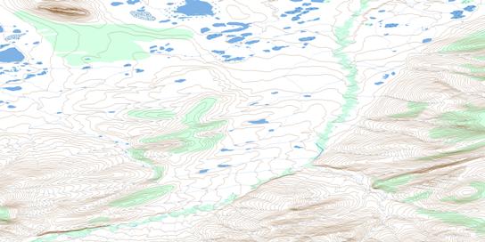 Lord Creek Topo Map 116O06 at 1:50,000 scale - National Topographic System of Canada (NTS) - Toporama map