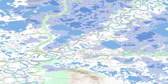 Mount Schaeffer Topo Map 116O13 at 1:50,000 scale - National Topographic System of Canada (NTS) - Toporama map