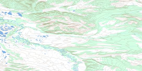 Pebble Brook Topographic map 116P02 at 1:50,000 Scale