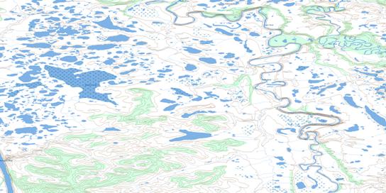 Tizra Creek Topo Map 116P03 at 1:50,000 scale - National Topographic System of Canada (NTS) - Toporama map