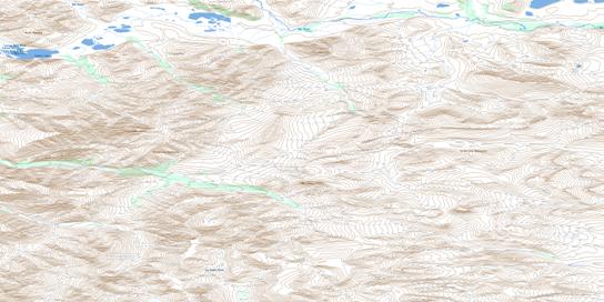 Mcdougall Pass Topographic map 116P09 at 1:50,000 Scale
