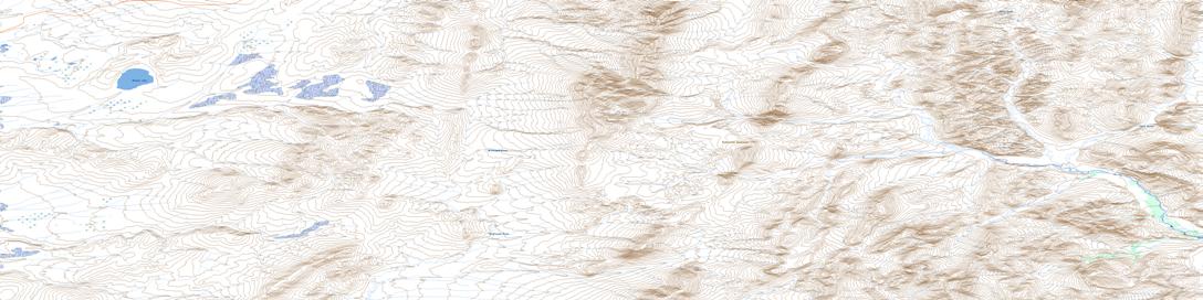 Bonnet Lake Topo Map 117A02 at 1:50,000 scale - National Topographic System of Canada (NTS) - Toporama map