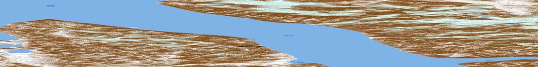 Egingwah Bay Topo Map 340E14 at 1:50,000 scale - National Topographic System of Canada (NTS) - Toporama map