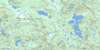 012N02 Lac Montcevelles Topo Map Thumbnail